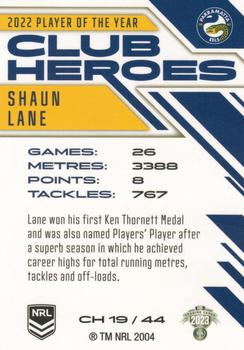 2023 NRL Traders Titanium - Club Heroes #CH19 Shaun Lane Back